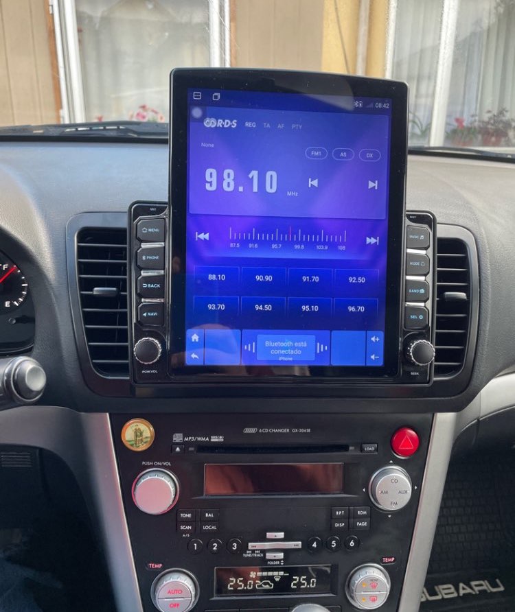 Musical Instrument Of India - 9.7 ''سيارة Autoradio لسوبارو Outback Legacy
