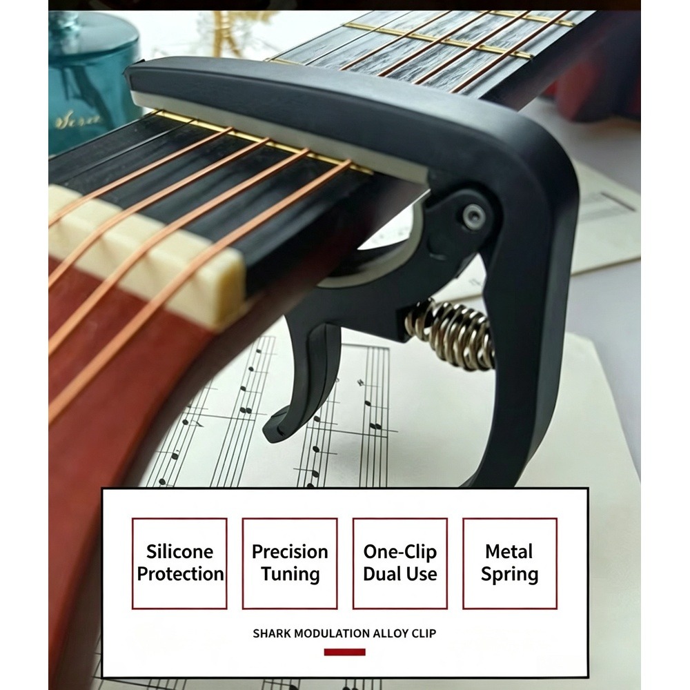 Musical Instrument In English - كابو جيتار 2 في 1 مع