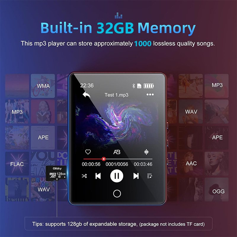 مشغل MP3 بشاشة تعمل باللمس مع  - مراجعة Musical Instrument Image وسعره