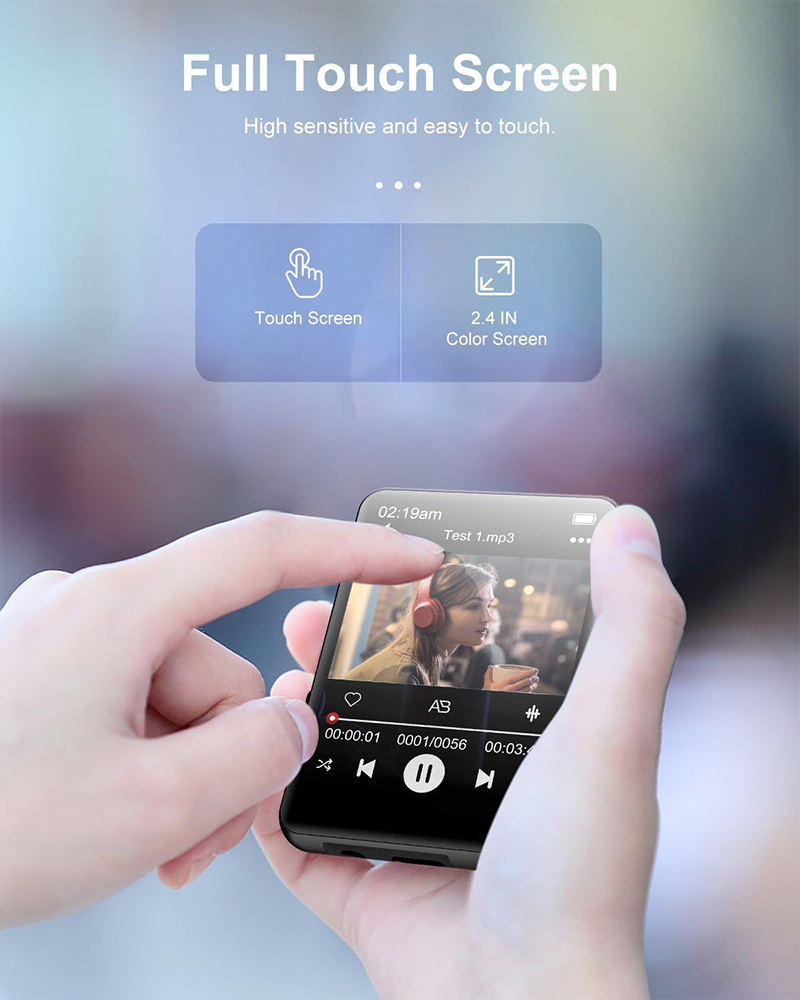 مشغل MP3 P1 بشاشة لمس 2.4 بوصة - مراجعة Musical Instrument Image وسعره