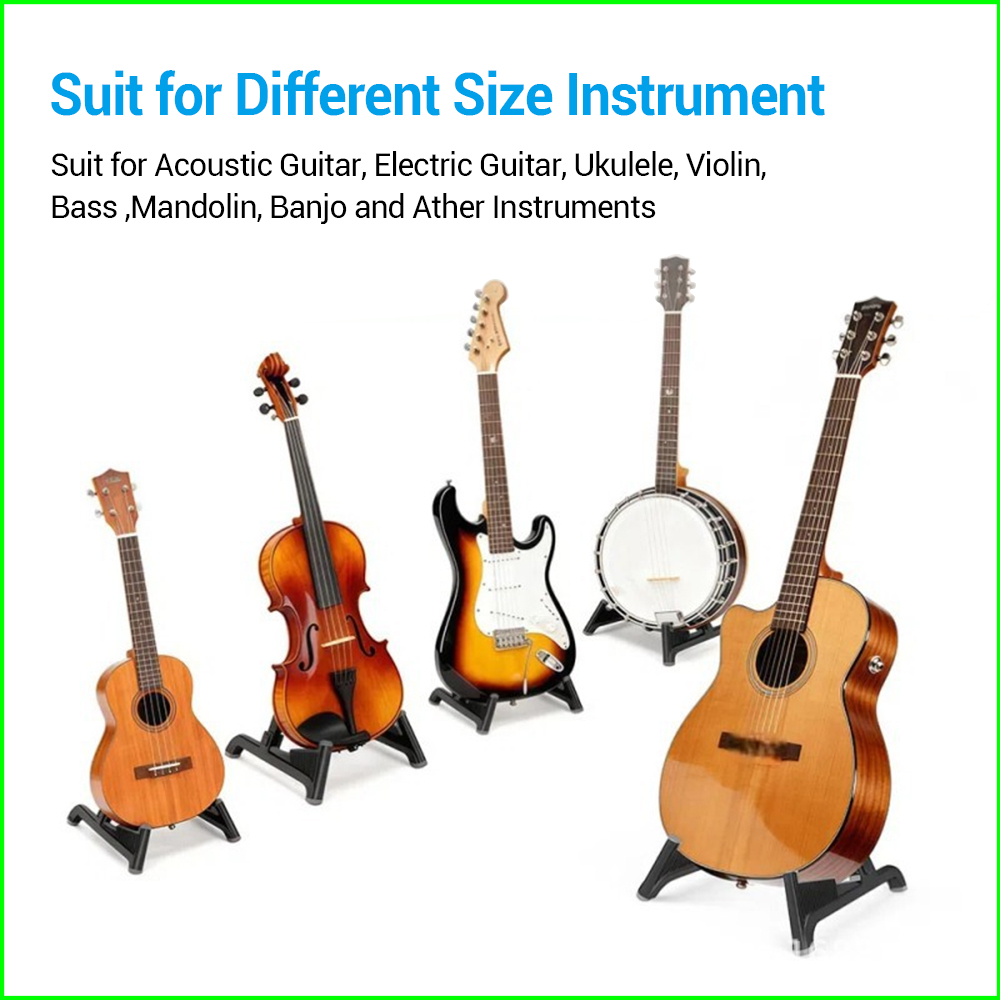 حامل جيتار - حامل أرضي قابل لل - مراجعة Musical Instrument In English وسعره