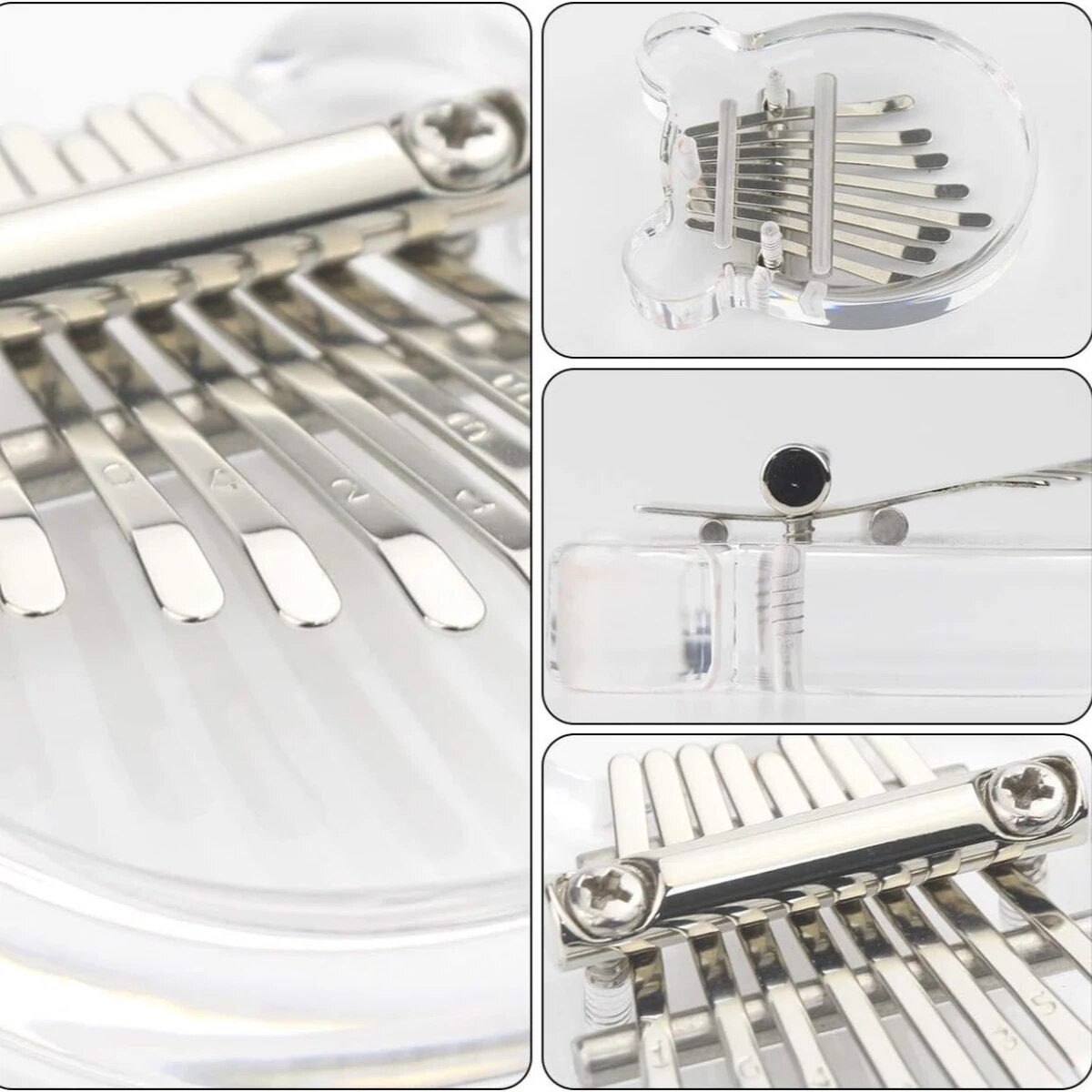 Miwayer-mini kalimba 8 مفاتيح  - مراجعة Musical Instrument Sounds وسعره
