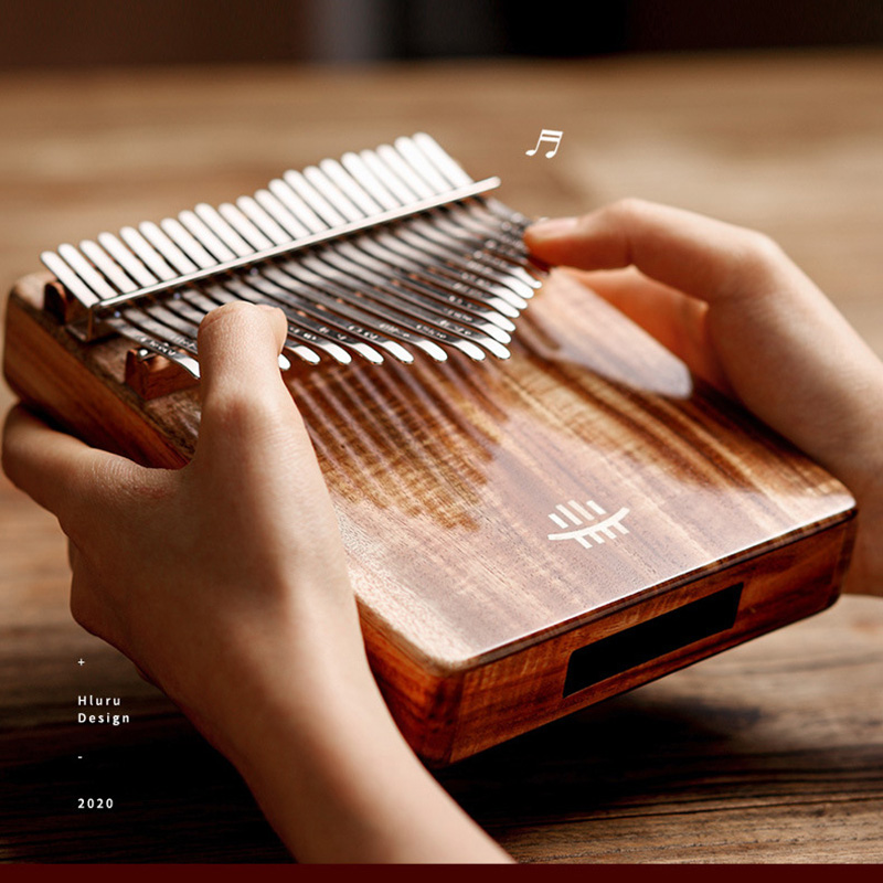 Hluru-بيانو إبهام خشبي صلب بال - مراجعة Musical Instrument Sounds وسعره