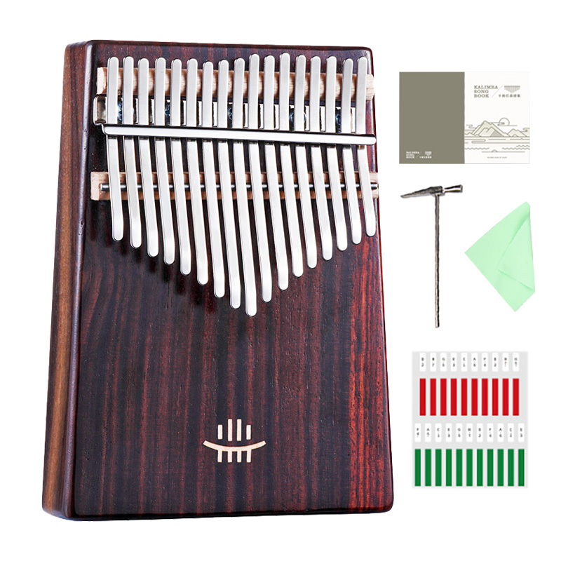 Hluru-بيانو إبهام خشبي صلب بال - مراجعة Musical Instrument Sounds وسعره