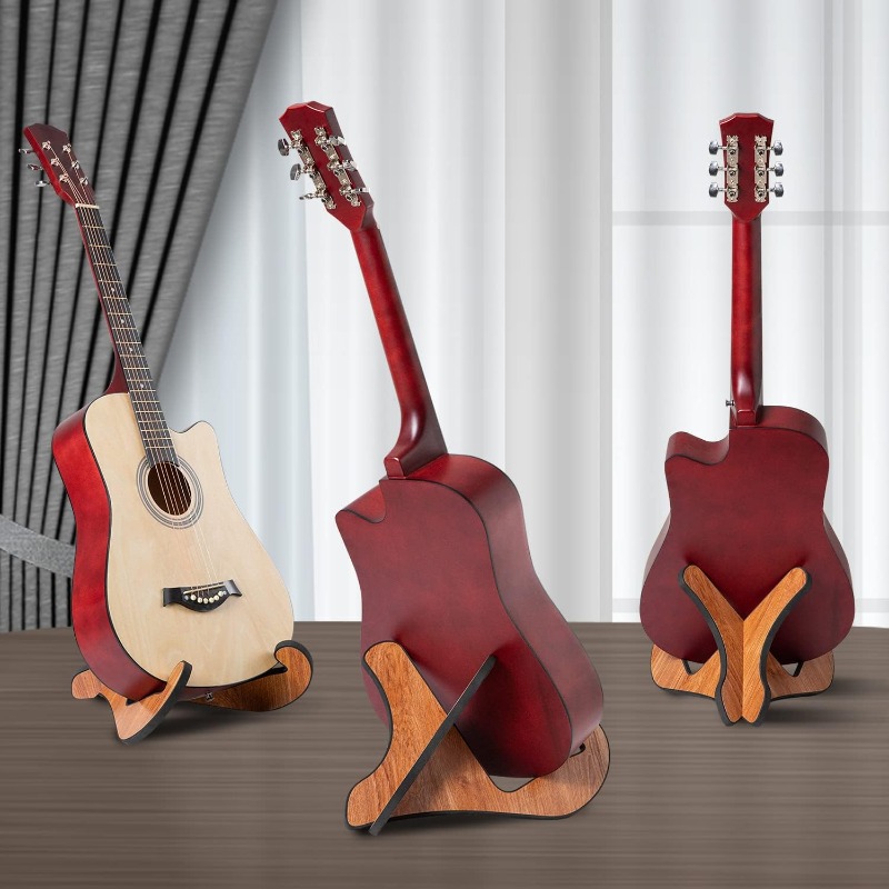 حامل يوكليلي خشبي، حامل جيتار  - مراجعة Musical Instrument In English وسعره