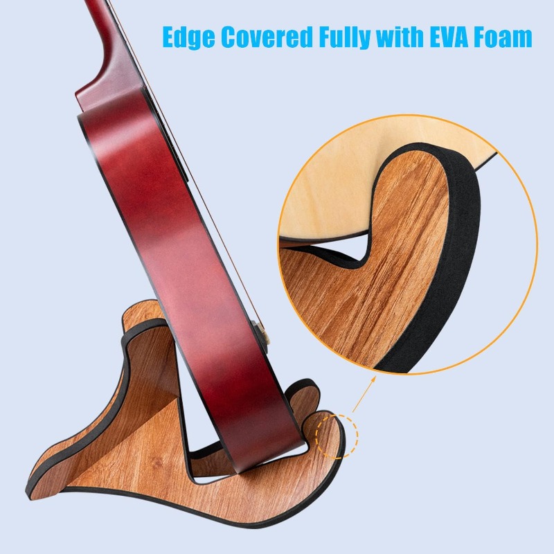 حامل يوكليلي خشبي، حامل جيتار  - مراجعة Musical Instrument In English وسعره