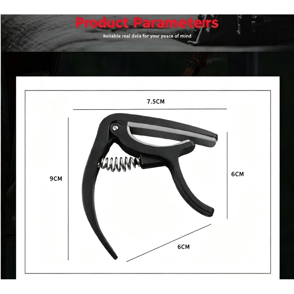 كابو جيتار 2 في 1 مع أداة سحب  - مراجعة Musical Instrument In English وسعره
