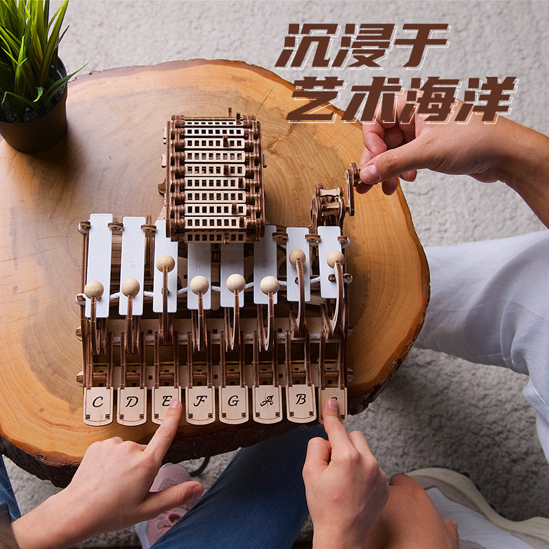 لغز خشبي ثلاثي الأبعاد ميكانيك - مراجعة Celesta Musical Instrument وسعره