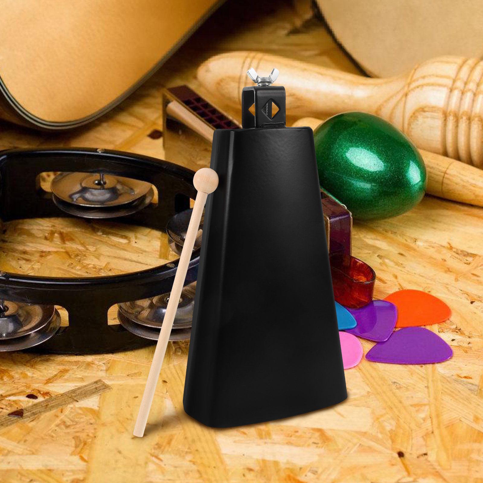 مجموعة واحدة من أجراس البقر ال - مراجعة Djembe Hand Drum وسعره
