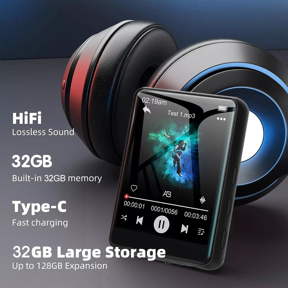 مشغل MP3 بشاشة لمس 2.4 بوصة وذ - مراجعة Musical Instrument Image وسعره