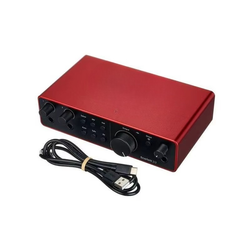بطاقة صوت فورستر سكارليت 2i2 ك - مراجعة Musical Instrument Sounds وسعره